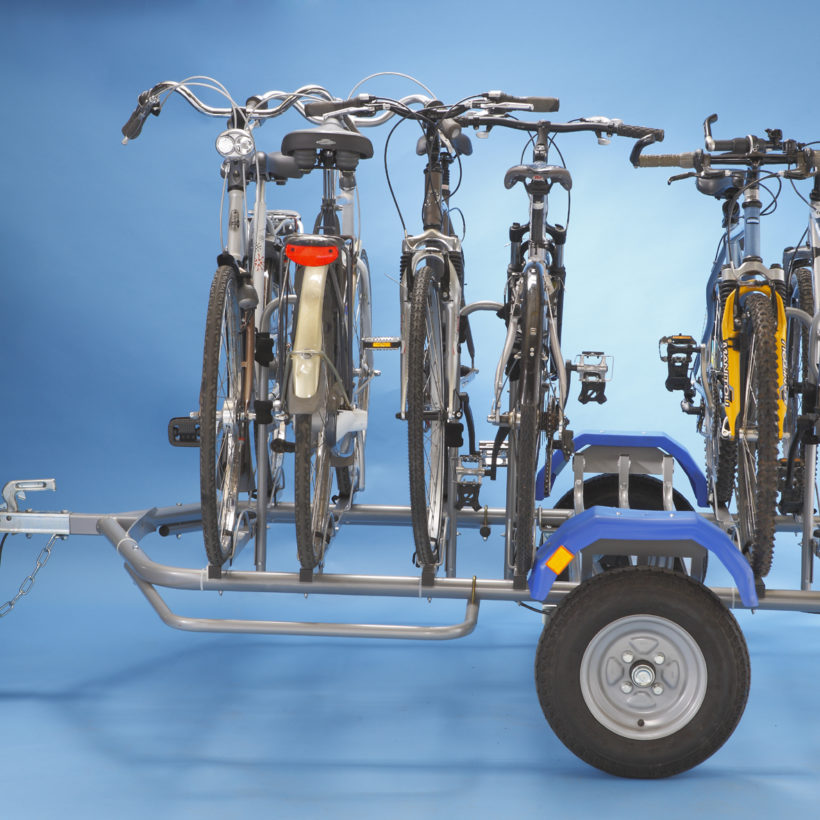 Portabicicletas para enganche de remolque Mottez para 6 bicicletas - Vue alternative