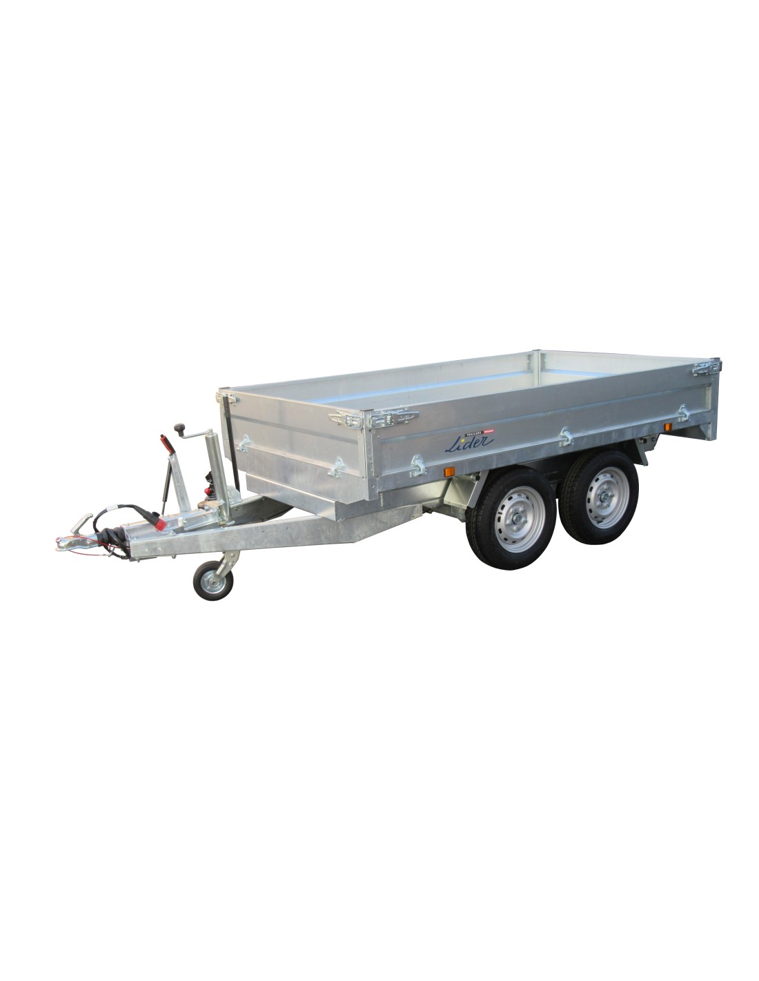 REMOLQUE VOLQUETE 2500 KG 322 X 170 VOLQUETE ELÉCTRICO + BOMBA MANUAL 39610PE