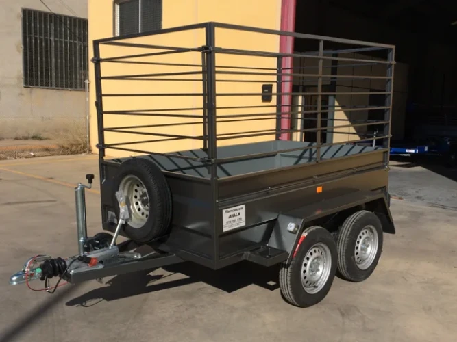 Remolque 2 ejes 2.500 x 1.500 x 500 – Reforzado – Mma 750 kg