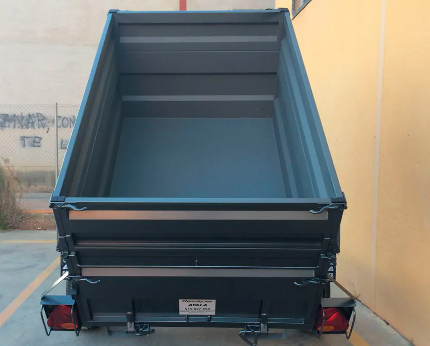 Remolque 2 ejes 3.000 x 1.700 x 500 Ruedas por debajo