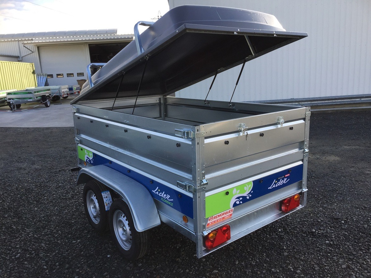 Remolque 2 ejes Lider FLORENCE 39330 500/750 Kgs - Vue alternative