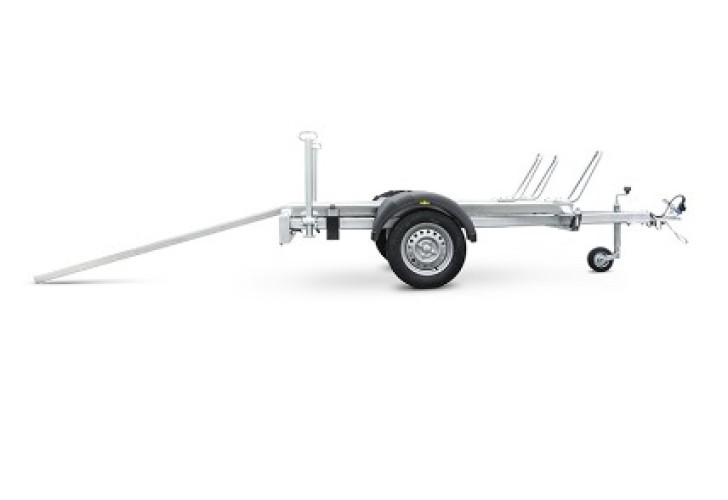 Remolque para 3 motocicletas HUMBAUR HM 752113, eje único, 750 kg - Vue alternative