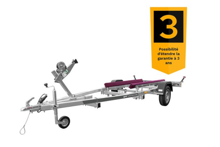 Remolque para barco UNITRAILER JET ALU PTAC 750 kg
