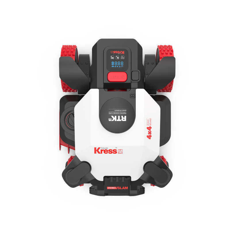 Robot cortacésped Kress KR280E de 800 m² RTKn 2.0 + EyePilot® 4×4 + Vslam